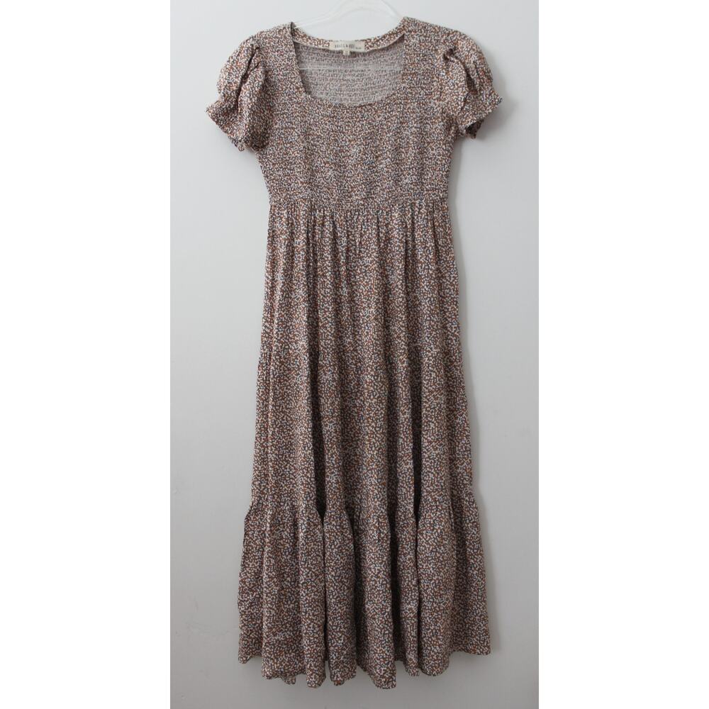 Brass & Roe by CTS Womens Dress Brown/Blue Size XS Pre-Owned